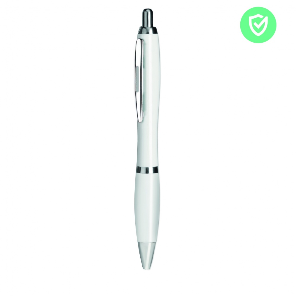 Logo trade promotional merchandise picture of: Pen with antibacterial barrel