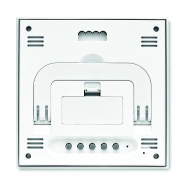 Logo trade promotional items image of: Weather station bamboo front TURKU