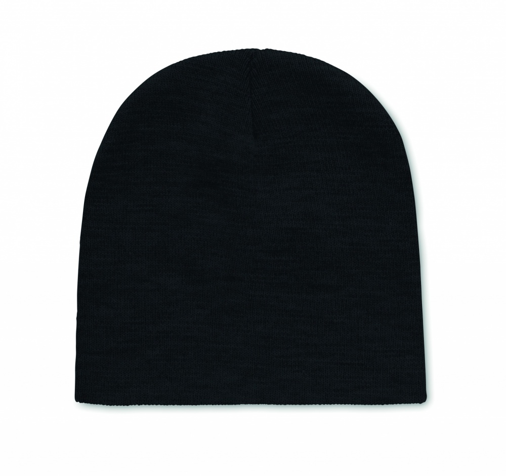 Logo trade promotional gift photo of: Beanie in RPET polyester