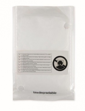 Logo trade advertising products image of: Biodegradable poncho and bag