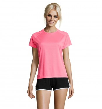 Logotrade promotional gift image of: SPORTY WOMEN T-SHIRT POLYES