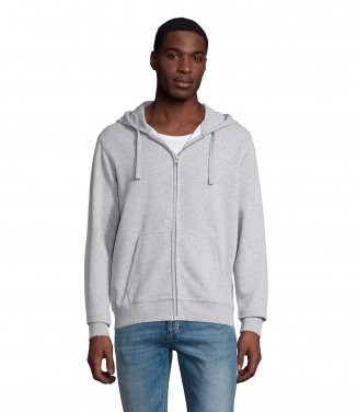 Logotrade promotional gift picture of: SPIKE MEN ZIP HOODIE SWEAT