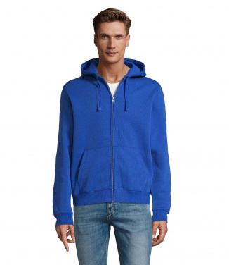 Logo trade corporate gifts image of: SPIKE MEN ZIP HOODIE SWEAT