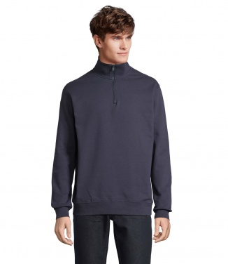 Logo trade promotional items image of: CONRAD Sweat Zip Collar