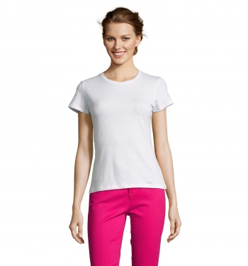 Logo trade corporate gifts image of: MISS WOMEN T-SHIRT 150g