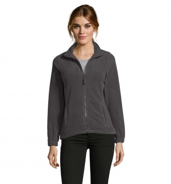 Logotrade promotional item image of: NORTH WOMEN ZIPPED FLEECE