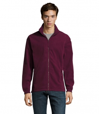 Logo trade business gifts image of: NORTH Zipped Fleece Jacket