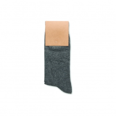 Logo trade promotional gifts picture of: Pair of socks in gift box M