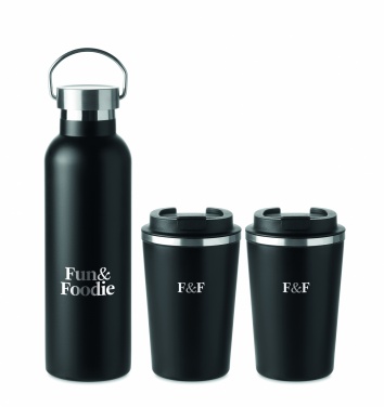 Logotrade promotional gifts photo of: Stainless steel double wall set