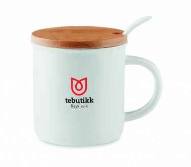Logotrade promotional gifts photo of: Porcelain mug with spoon