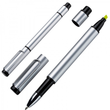 Logo trade business gift photo of: Metal duo pen GETAFE