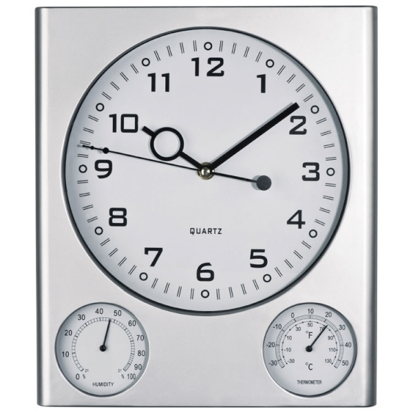 Logotrade promotional merchandise picture of: Plastic wall clock DEN HAAG