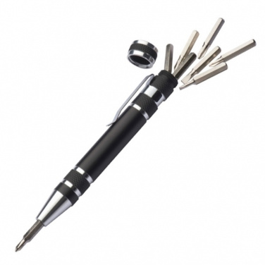 Logo trade promotional items image of: Meta screwdriver set CORLEONE
