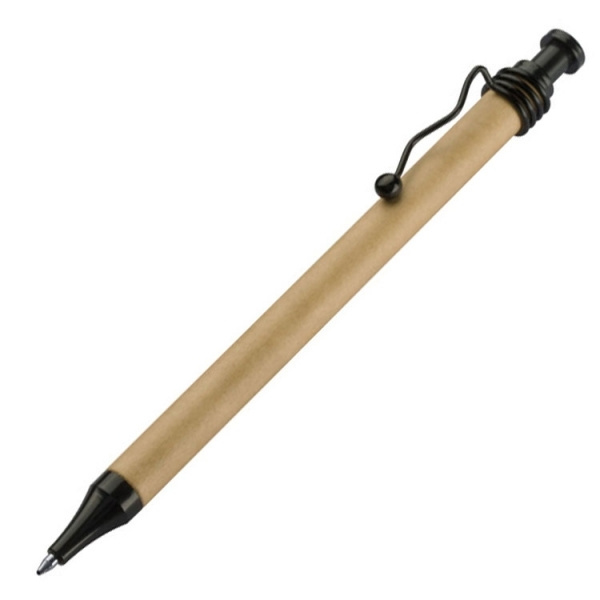 Logo trade promotional giveaway photo of: Cardboard ballpen CRAMLINGTON