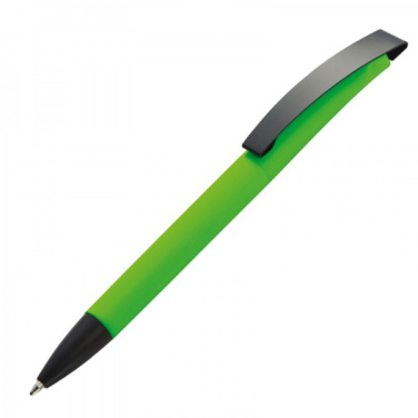 Logotrade corporate gift image of: Metal ballpen soft touch BRESCIA