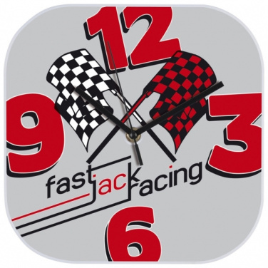 Logo trade promotional merchandise photo of: Wall clock with all over clock face BEL AIR