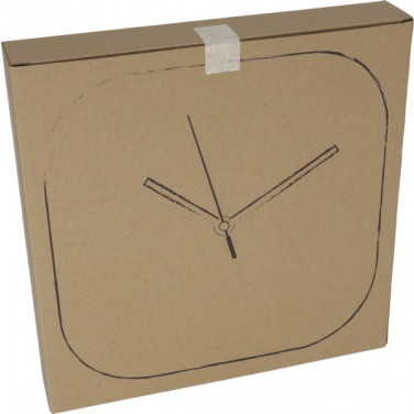Logo trade promotional items image of: Wall clock with all over clock face BEL AIR