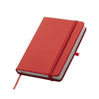 Logo trade promotional merchandise picture of: A6 note book LUBECK