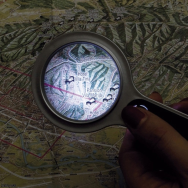 Logotrade business gifts photo of: Magnifying glass with LED GLOUCESTER