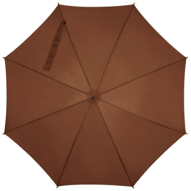 Logo trade business gifts image of: Wooden automatic umbrella NANCY