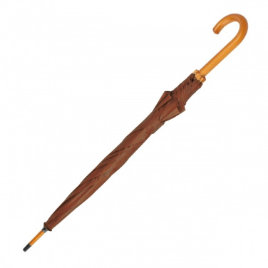 Logo trade promotional giveaways picture of: Wooden automatic umbrella NANCY