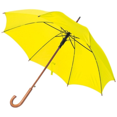 Logotrade promotional product image of: Wooden automatic umbrella NANCY