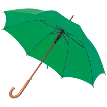 Logotrade corporate gift picture of: Wooden automatic umbrella NANCY