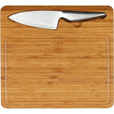 Logo trade promotional product photo of: Cutting board with knife MANTOVA