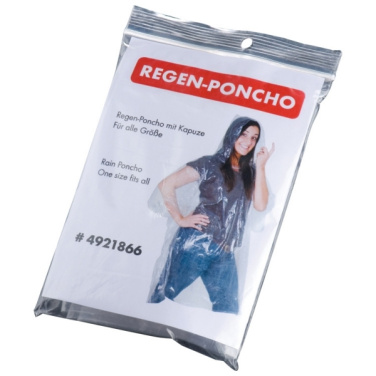 Logo trade promotional gifts picture of: Emergency poncho TOURS