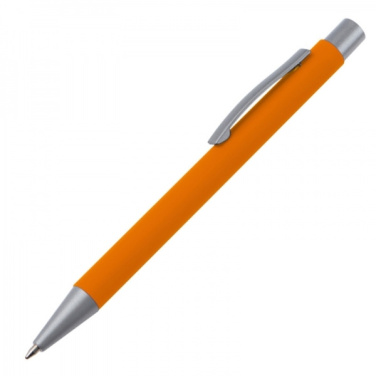 Logo trade advertising product photo of: Metal ballpen soft touch ABU DHABI
