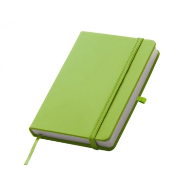 Logo trade promotional giveaway photo of: A6 note book LUBECK