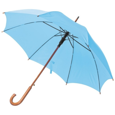 Logotrade promotional merchandise image of: Wooden automatic umbrella NANCY