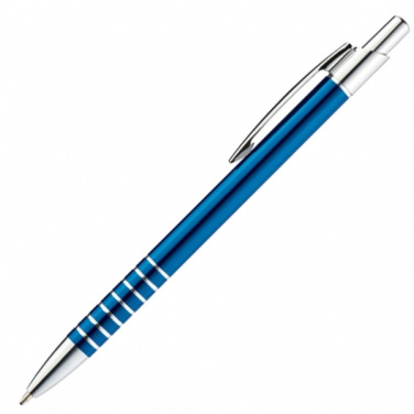 Logo trade corporate gifts image of: Metal ballpen ITABELA