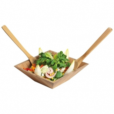 Logotrade promotional product picture of: Bamboo salad servers CAPUA