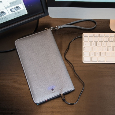 Logotrade promotional item image of: Travel folder with power bank Almera