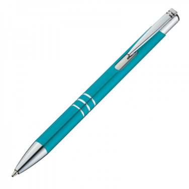Logo trade promotional merchandise image of: Metal ballpen ASCOT