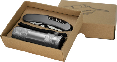 Logotrade corporate gifts photo of: Set torch and pocket knife DOVER