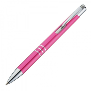 Logo trade promotional products image of: Metal ballpen ASCOT