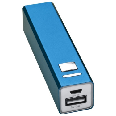 Logotrade promotional items photo of: Metal power bank PORT HOPE 2200mAh