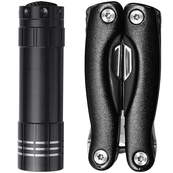 Logo trade corporate gifts picture of: Set torch and multitool OAKLAND