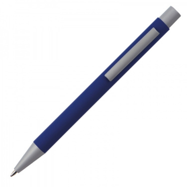 Logo trade corporate gifts image of: Metal ballpen soft touch ABU DHABI