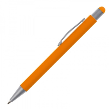Logotrade promotional merchandise image of: Metal ballpen touch pen soft touch SALT LAKE CITY