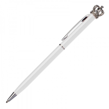 Logo trade promotional merchandise picture of: Metal ballpen KINGS PARK