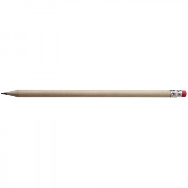 Logotrade promotional giveaways photo of: Pencil with eraser HICKORY