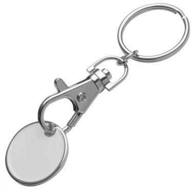 Logo trade business gift photo of: Keyring with shopping coin ARRAS