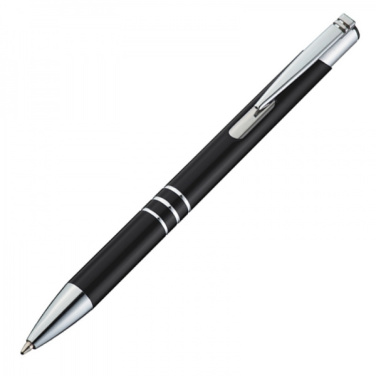 Logo trade promotional gifts picture of: Metal writing set CLAREMONT