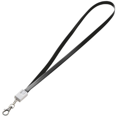 Logo trade promotional merchandise picture of: Lanyard with usb cable LE PORT