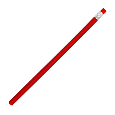 Logo trade advertising products image of: Pencil with eraser HICKORY