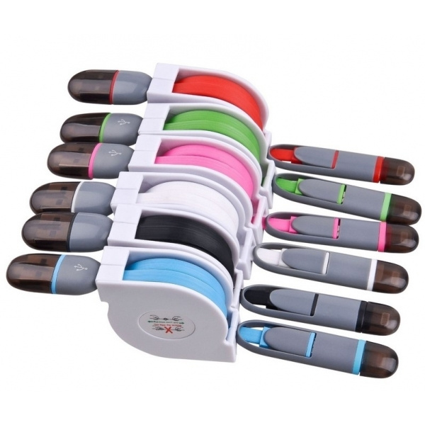 Logotrade advertising product picture of: Retractable data transfer cable