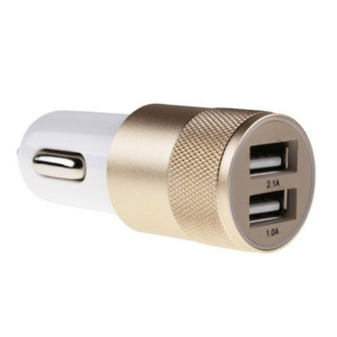 Logo trade promotional items picture of: Metal car charger